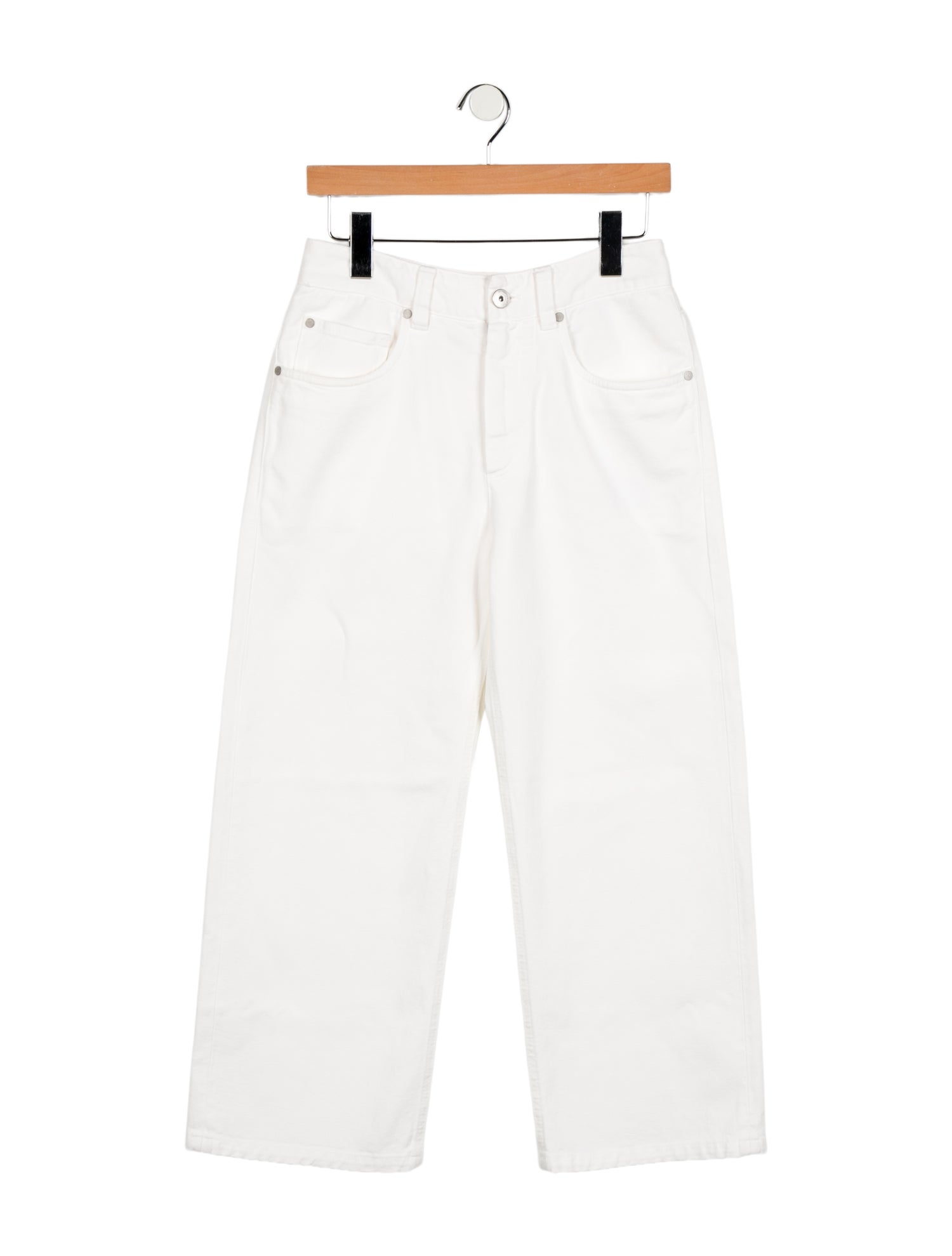 Brunello Cucinelli Mid-Rise Wide Leg Jeans