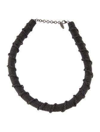 Brunello Cucinelli Beaded Monili Choker Necklace