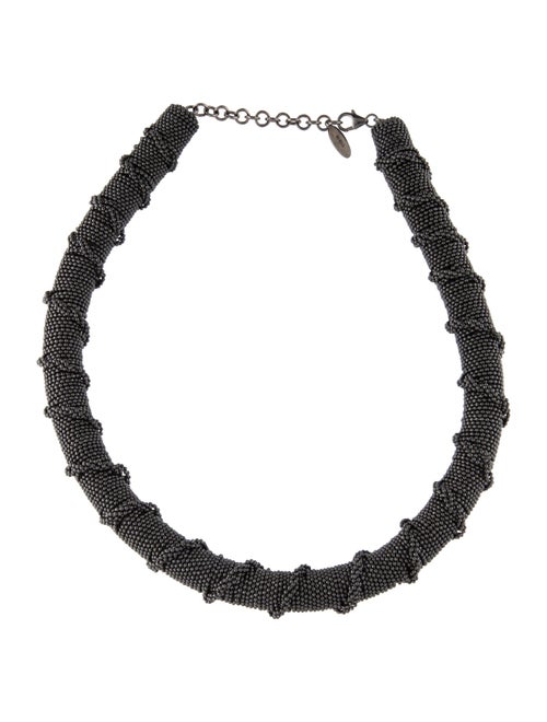Brunello Cucinelli Beaded Monili Choker Necklace