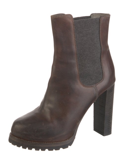 Brunello Cucinelli Leather Chelsea Boots