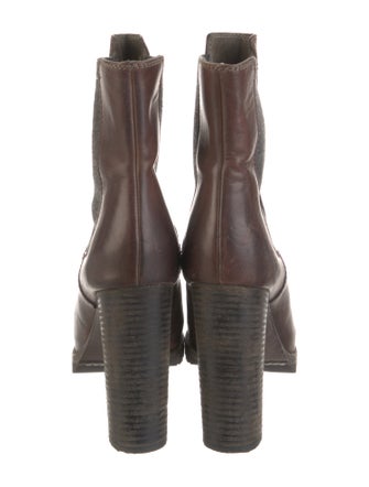 Brunello Cucinelli Leather Chelsea Boots