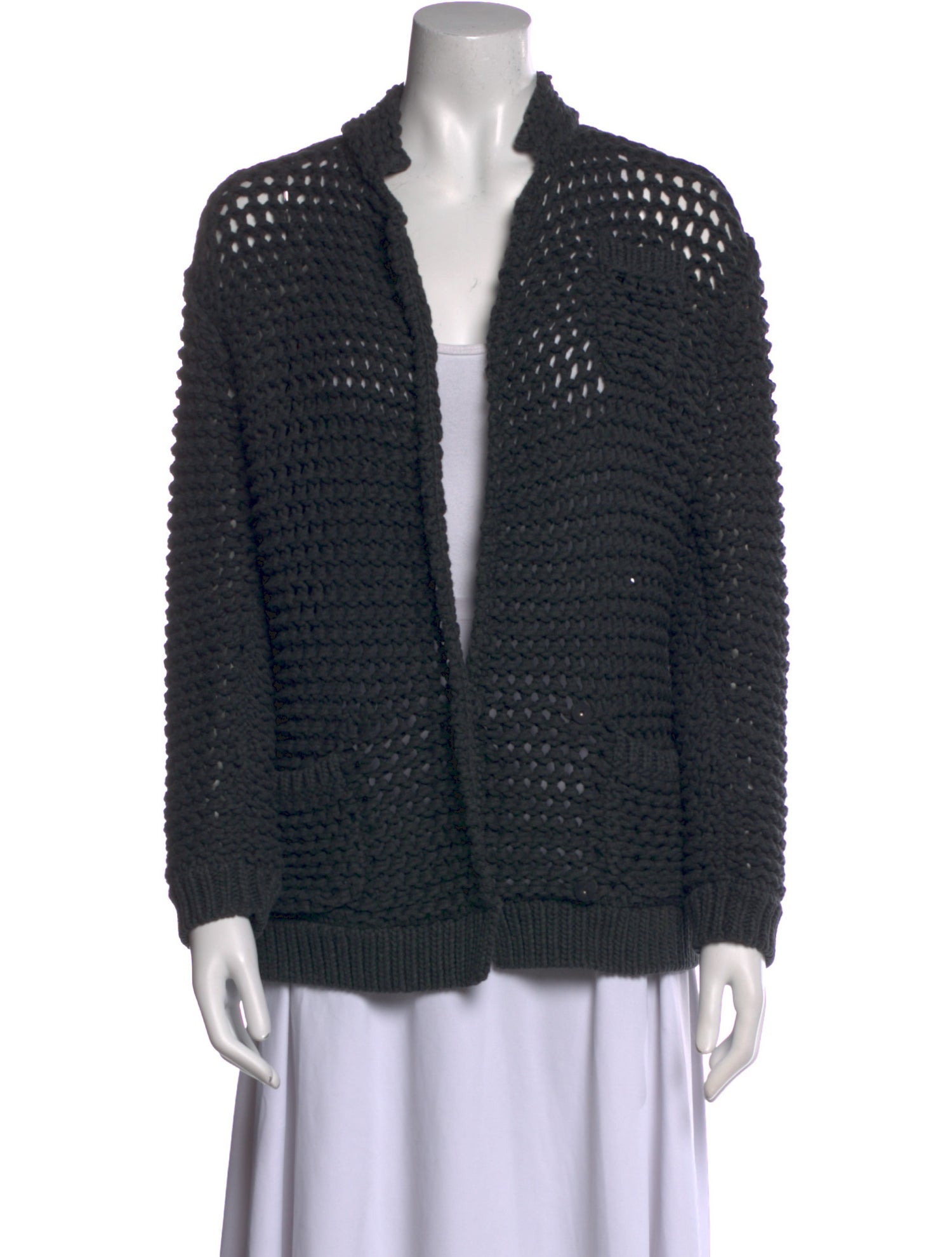 Brunello Cucinelli Open Front Sweater