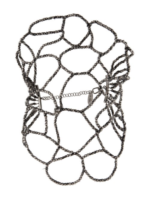 Brunello Cucinelli Ramage Beaded Mohair Bracelet