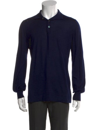 Brunello Cucinelli Cashmere Collar Polo Sweater