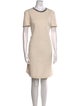 Brunello Cucinelli Crew Neck Knee-Length Dress