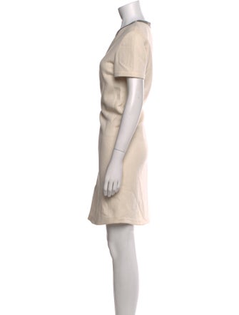 Brunello Cucinelli Crew Neck Knee-Length Dress