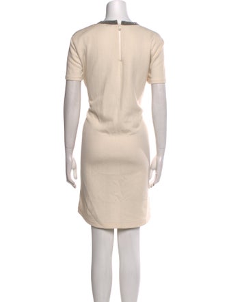 Brunello Cucinelli Crew Neck Knee-Length Dress