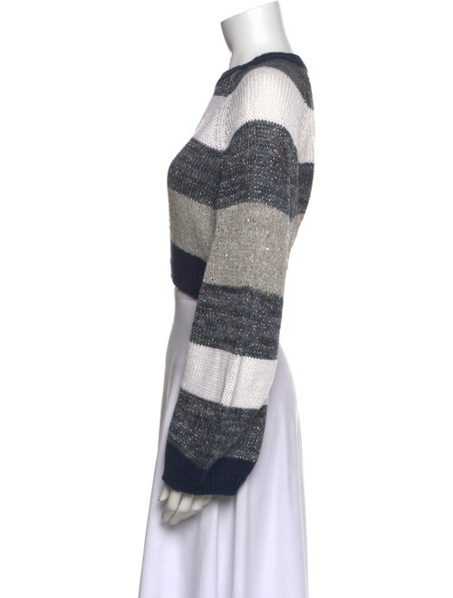 Brunello Cucinelli Virgin Wool Striped Sweater