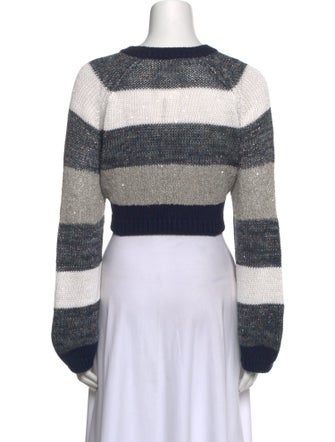 Brunello Cucinelli Virgin Wool Striped Sweater