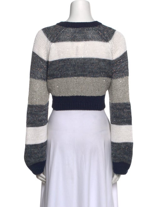 Brunello Cucinelli Virgin Wool Striped Sweater