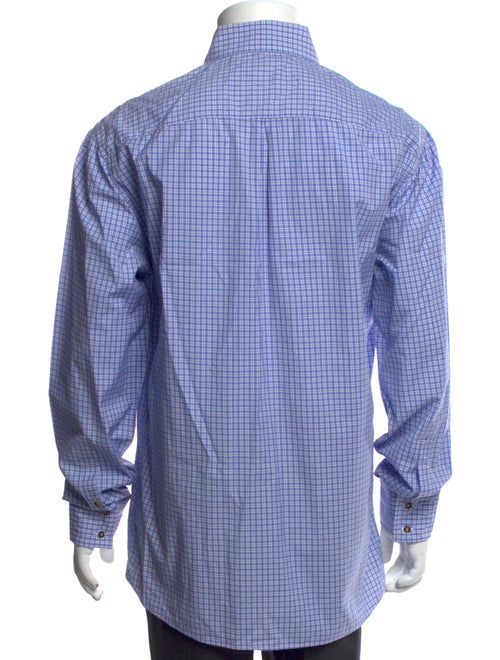 Brunello Cucinelli Plaid Print Long Sleeve Shirt