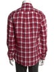 Brunello Cucinelli Linen Plaid Print Shirt
