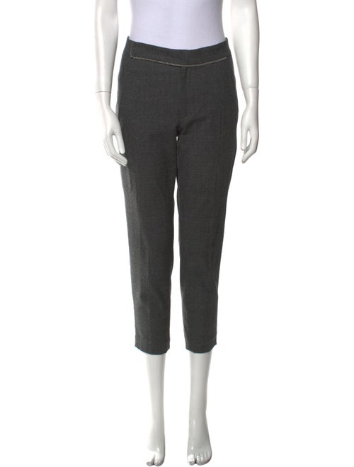 Brunello Cucinelli Virgin Wool Skinny Leg Pants