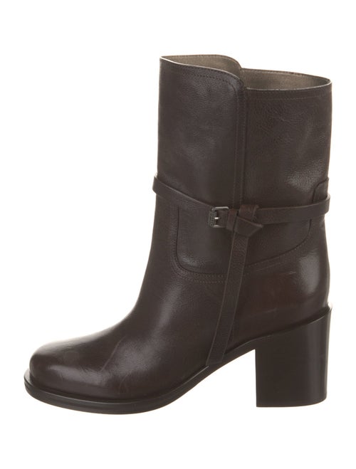 Brunello Cucinelli Monili Leather Boots