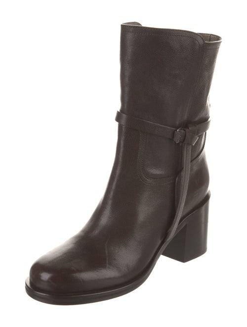 Brunello Cucinelli Monili Leather Boots