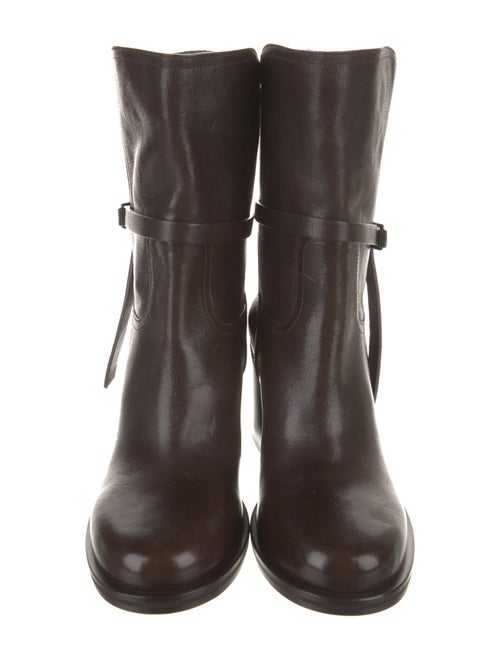 Brunello Cucinelli Monili Leather Boots