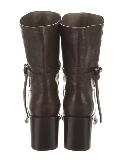 Brunello Cucinelli Monili Leather Boots