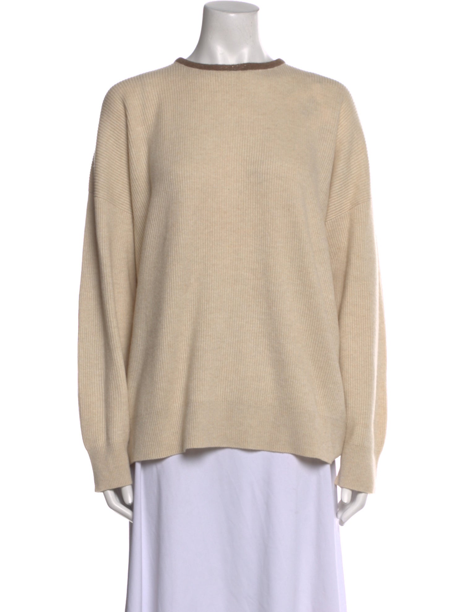 Brunello Cucinelli Cashmere Scoop Neck Sweater w/ Tags