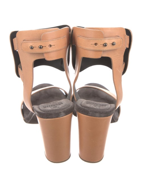 Brunello Cucinelli Monili Leather Sandals