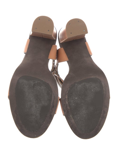 Brunello Cucinelli Monili Leather Sandals