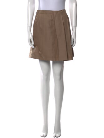 Brunello Cucinelli Pleated Accents Mini Skirt