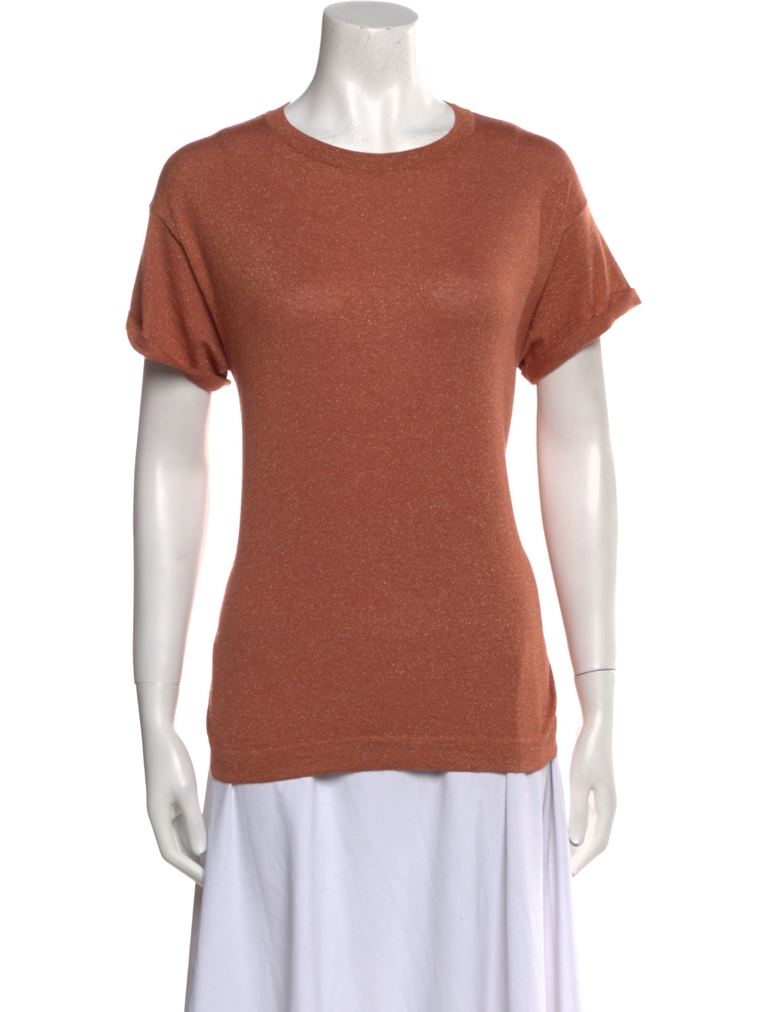 Brunello Cucinelli Cashmere Crew Neck T-Shirt
