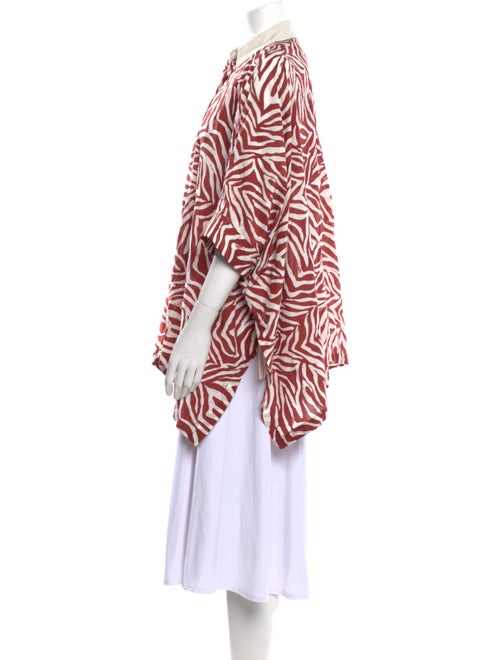 Brunello Cucinelli Printed Mock Neck Tunic