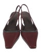 Brunello Cucinelli Leather Slingback Pumps