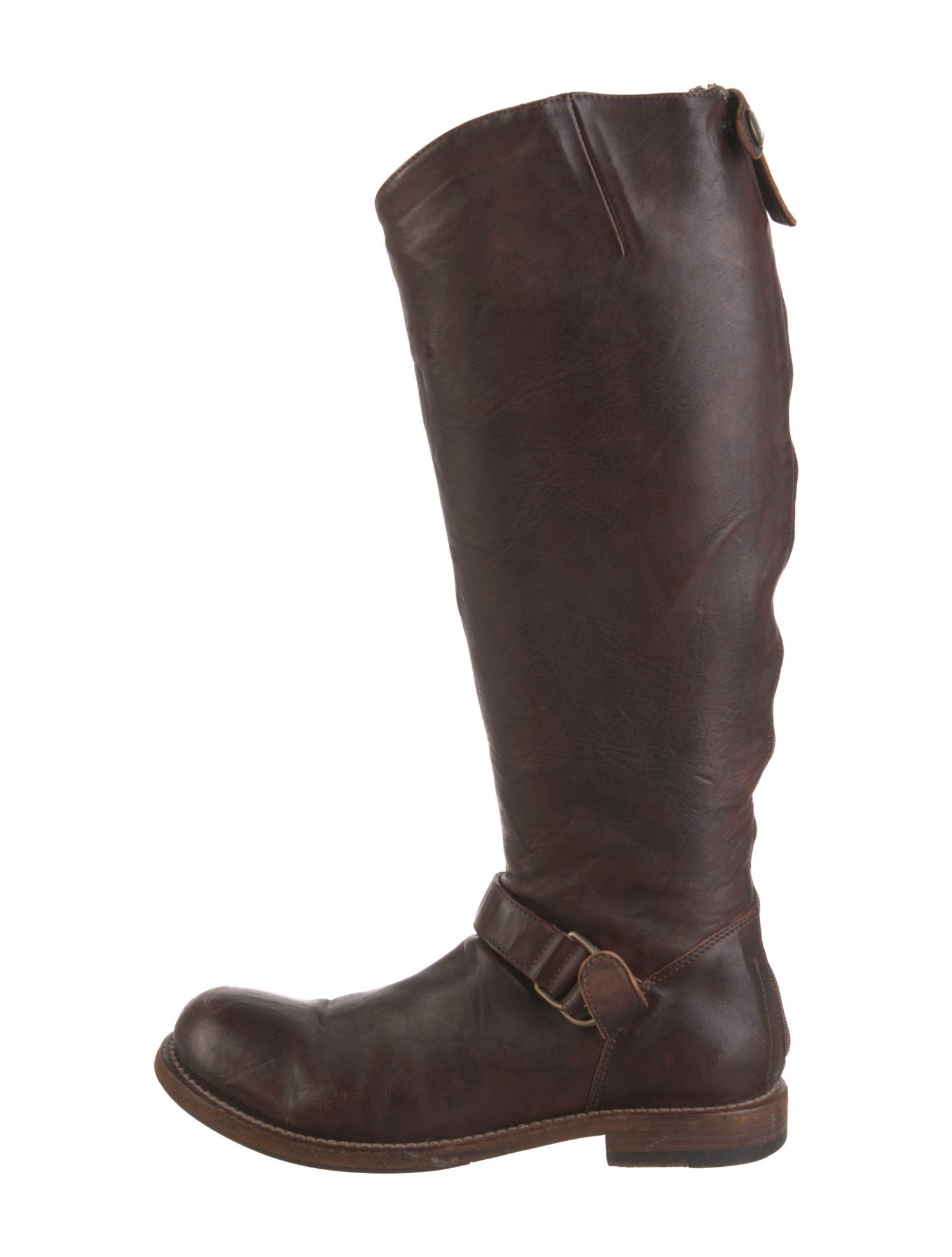 Brunello Cucinelli Leather Riding Boots