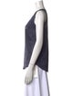 Brunello Cucinelli Silk Scoop Neck Top