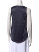 Brunello Cucinelli Silk Scoop Neck Top