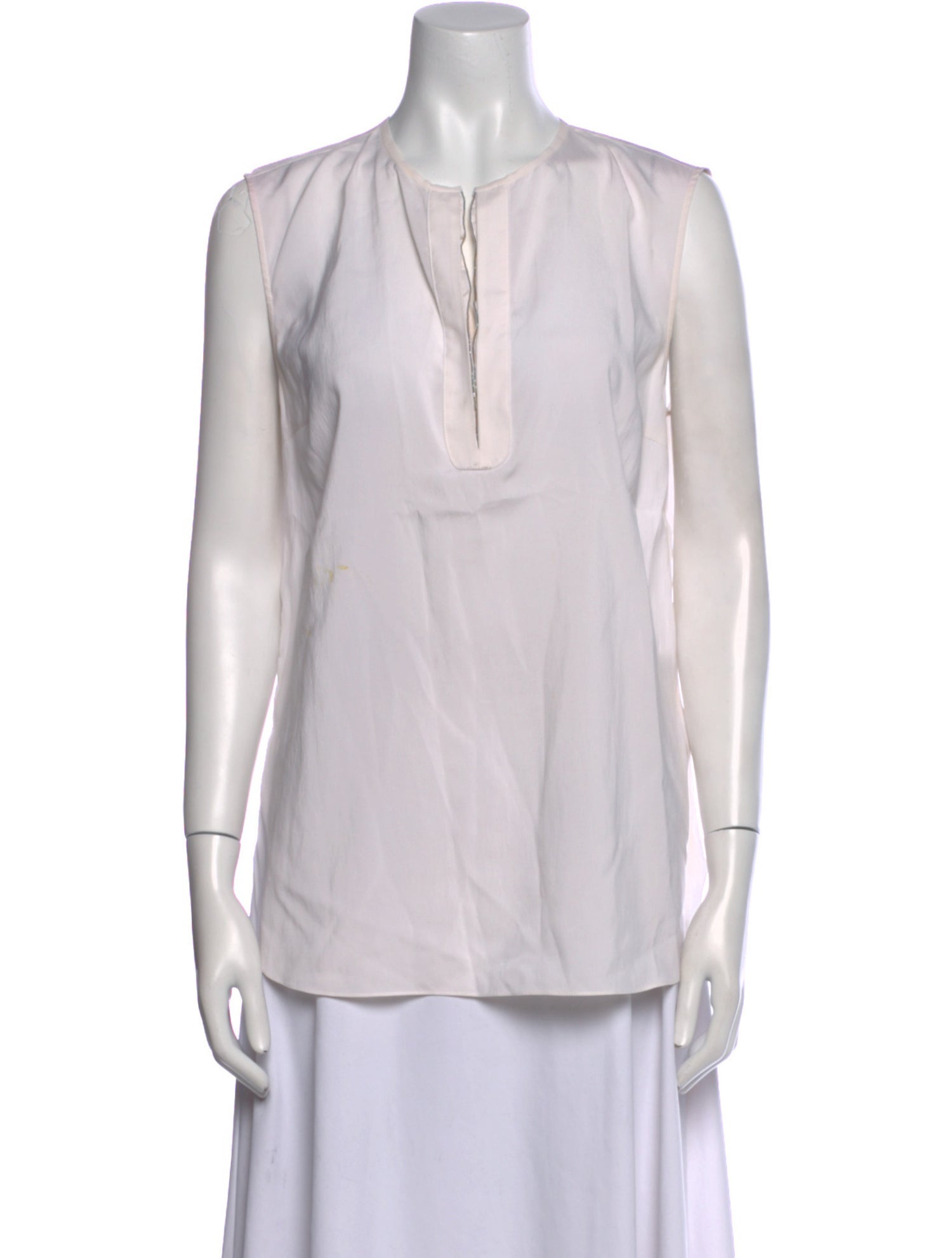 Brunello Cucinelli Silk V-Neck Top