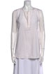 Brunello Cucinelli Silk V-Neck Top