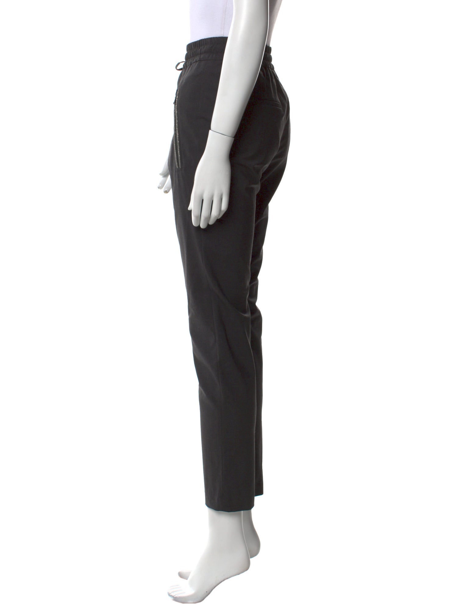 Brunello Cucinelli Virgin Wool Skinny Leg Pants