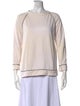 Brunello Cucinelli Bateau Neckline Three-Quarter Sleeve Sweatshirt