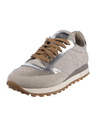 Brunello Cucinelli Monili Beaded Accents Sneakers