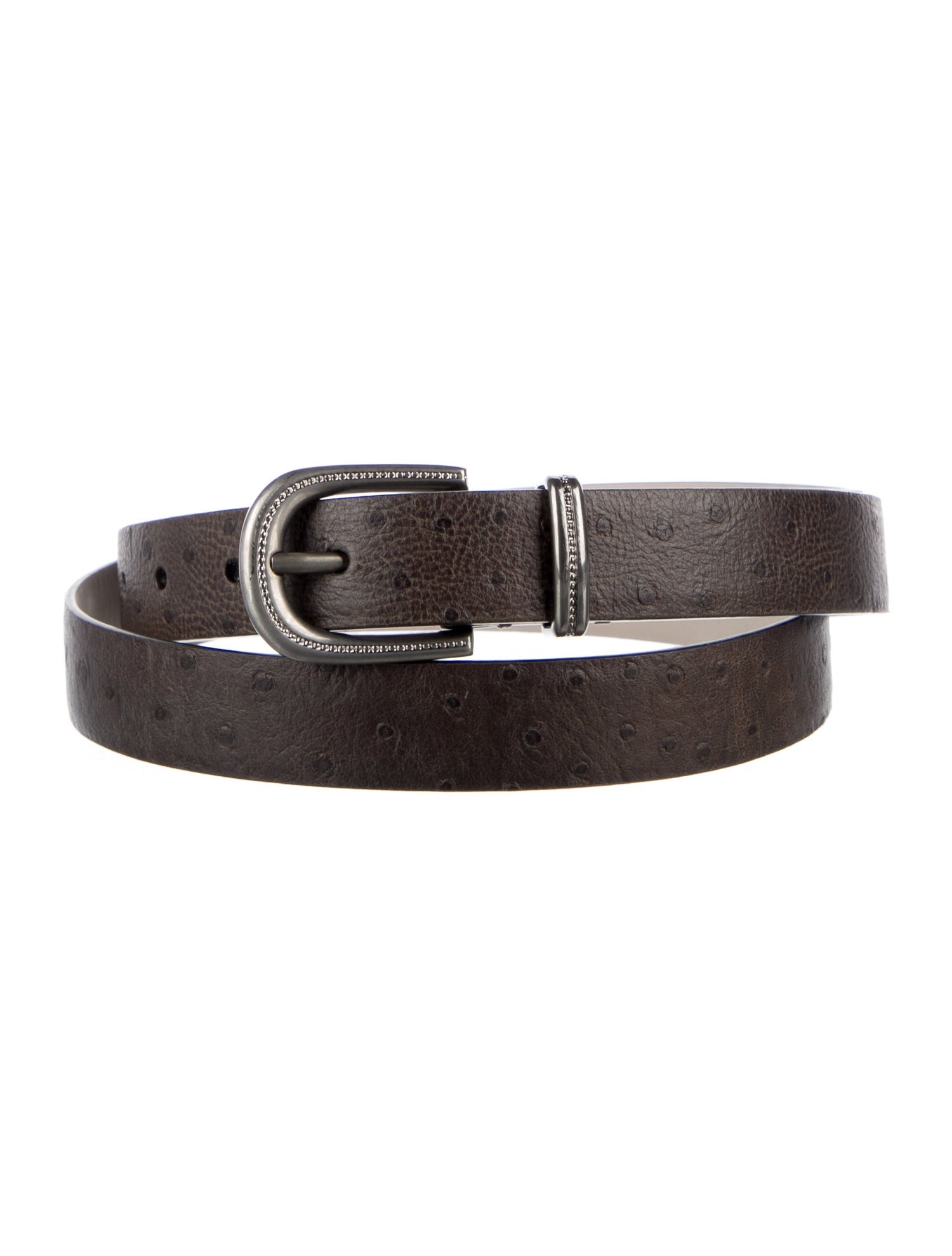Brunello Cucinelli Skinny Leather Belt