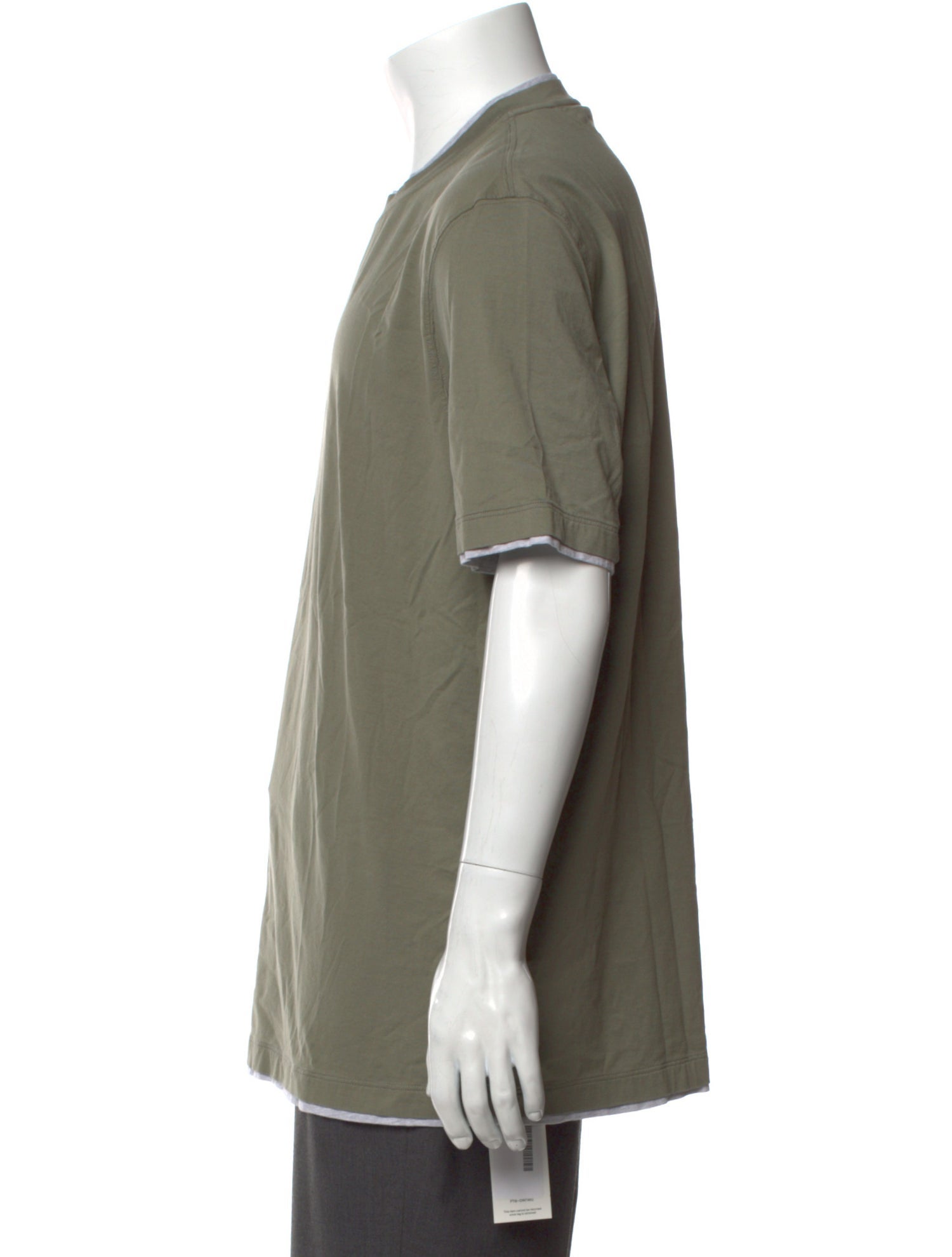 Brunello Cucinelli Mock Neck Short Sleeve T-Shirt