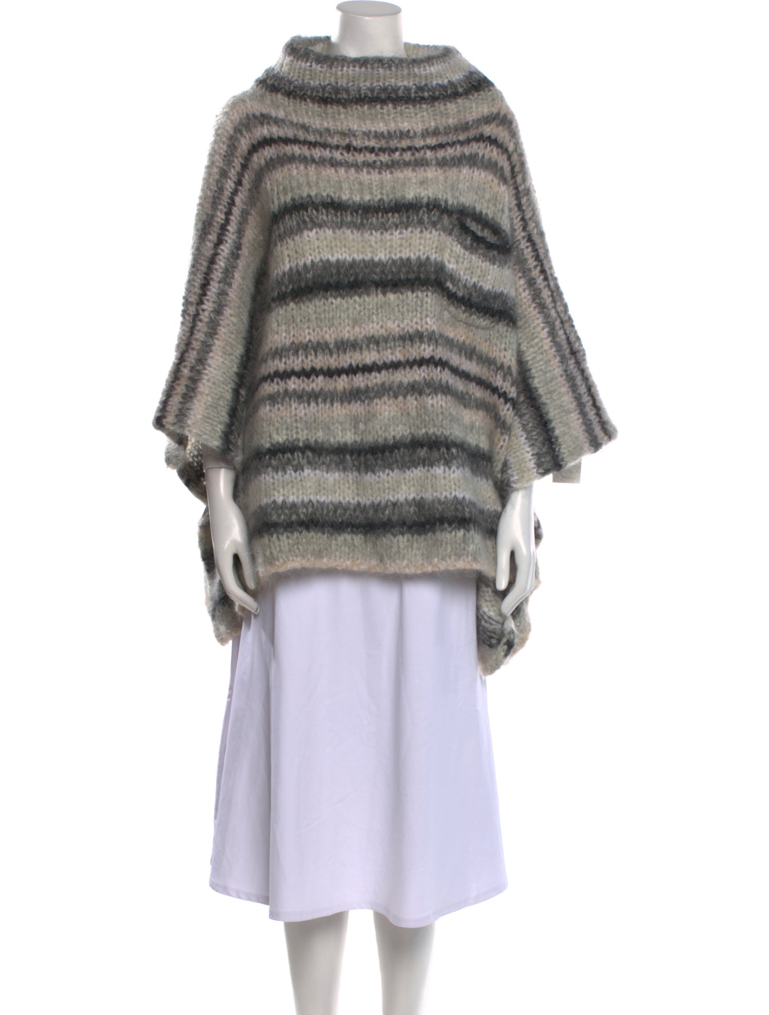 Brunello Cucinelli Mohair Striped Sweater