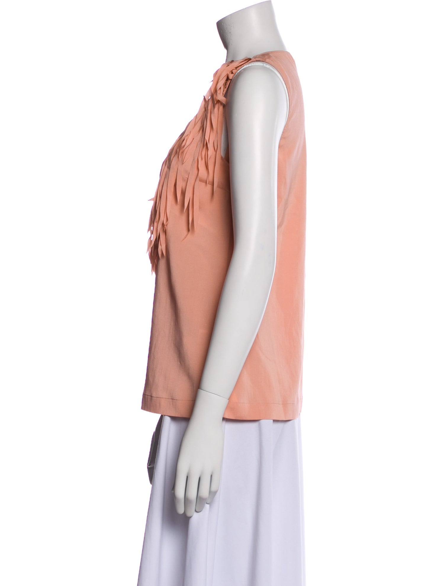 Brunello Cucinelli Silk V-Neck Top