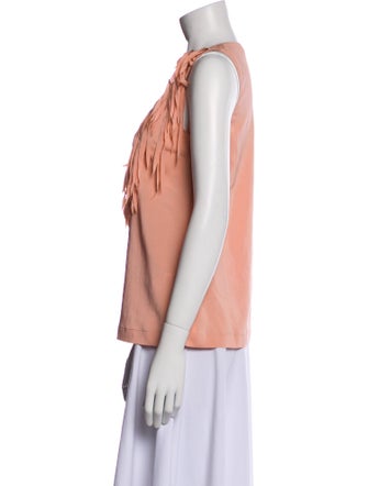 Brunello Cucinelli Silk V-Neck Top