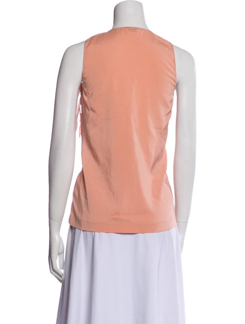 Brunello Cucinelli Silk V-Neck Top