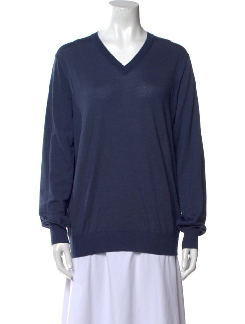 Brunello Cucinelli Virgin Wool V-Neck Sweater