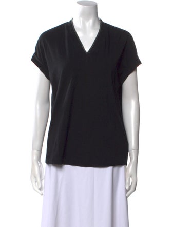 Brunello Cucinelli V-Neck Short Sleeve T-Shirt