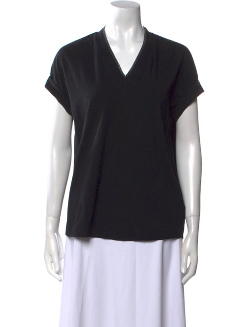Brunello Cucinelli V-Neck Short Sleeve T-Shirt