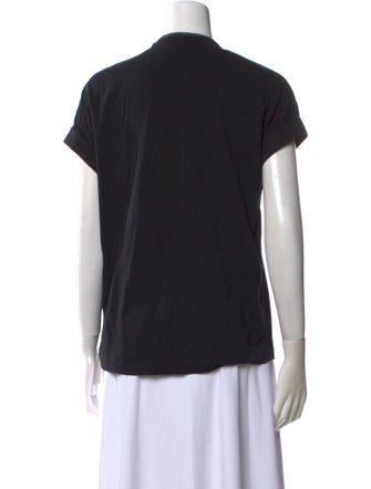 Brunello Cucinelli V-Neck Short Sleeve T-Shirt