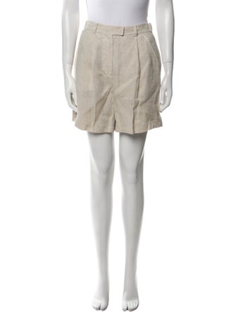 Brunello Cucinelli Linen Mini Shorts