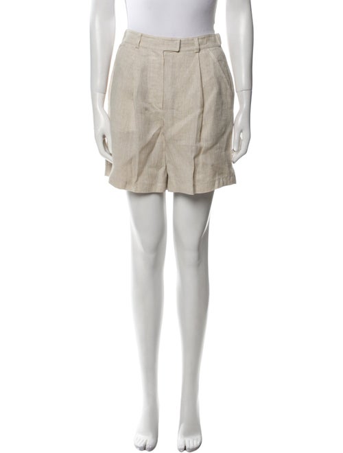 Brunello Cucinelli Linen Mini Shorts