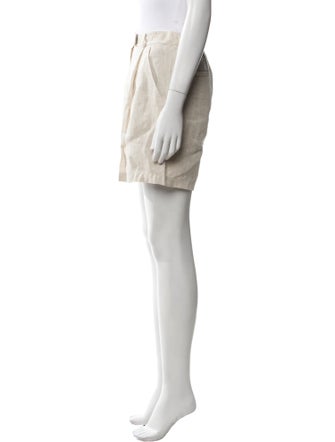 Brunello Cucinelli Linen Mini Shorts