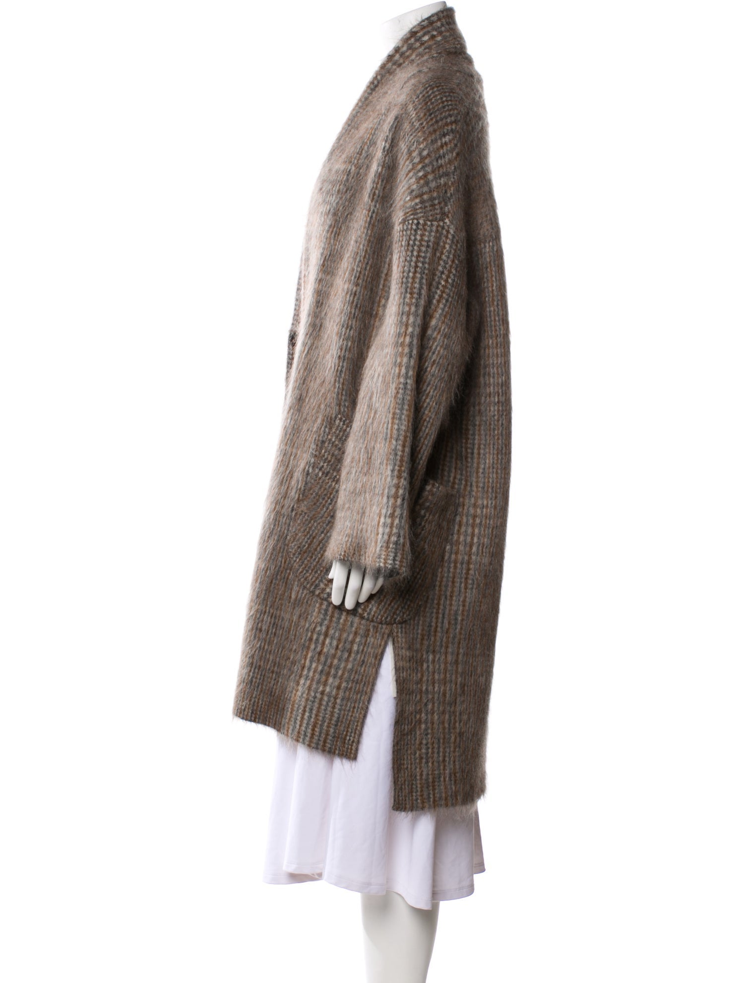 Brunello Cucinelli Cable Knit Tweed Pattern Jacket